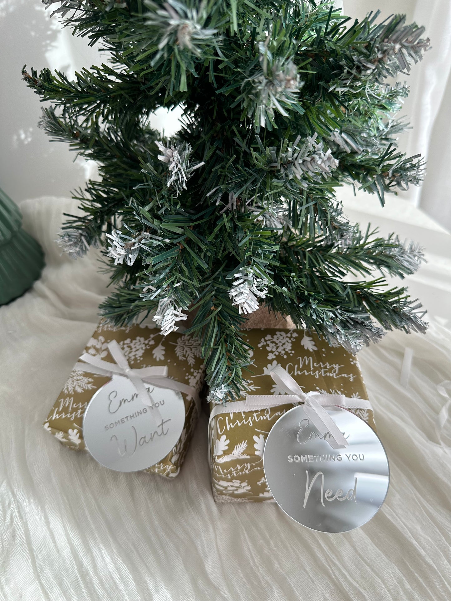 Personalised Christmas Present Tags - Set Of 6