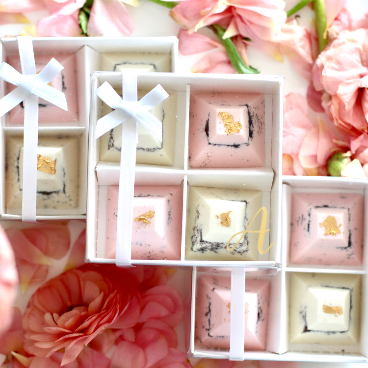 Boxed Favour Cookies & Chocolate with Personalised Lid