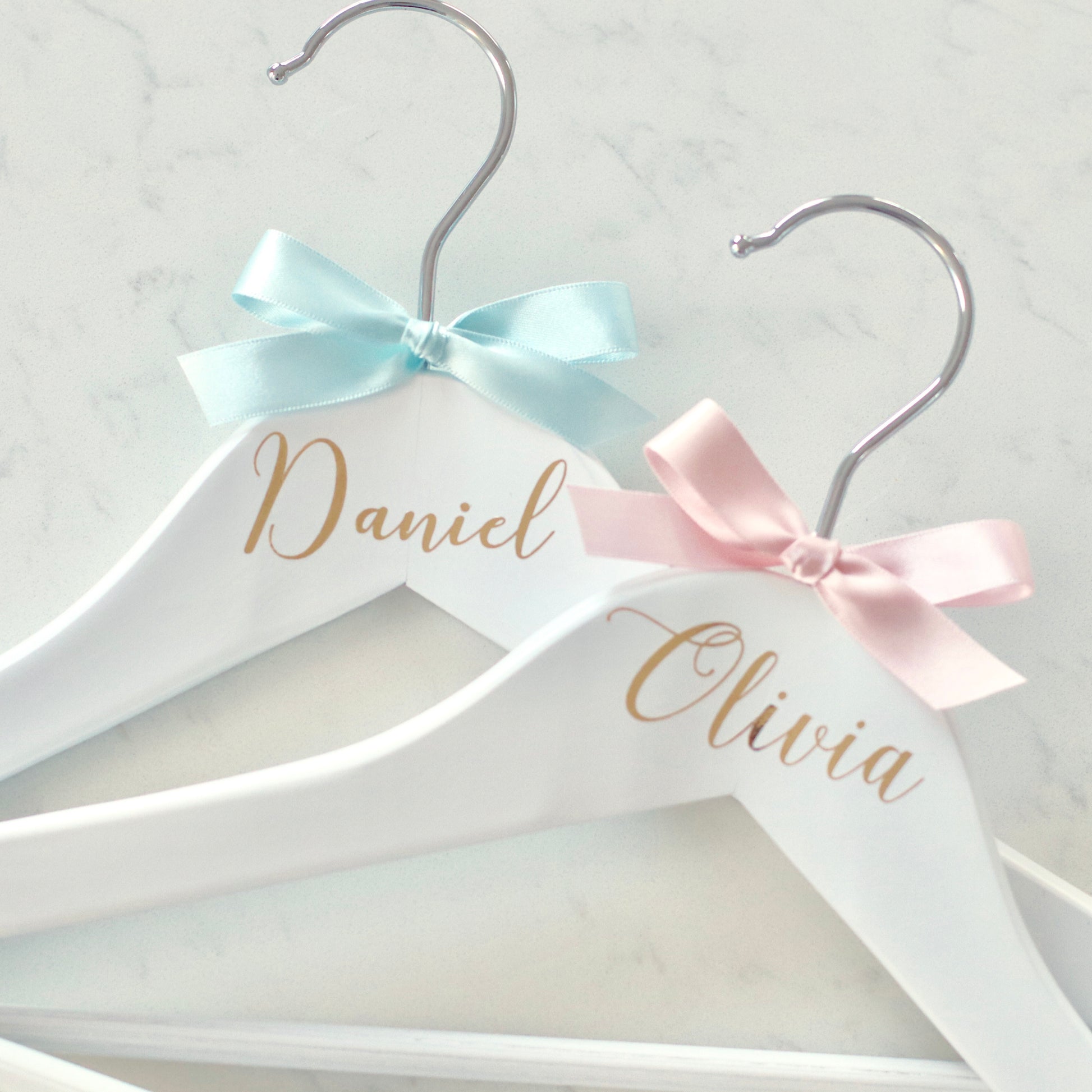Children's Personalised Hanger with ribbon and name 