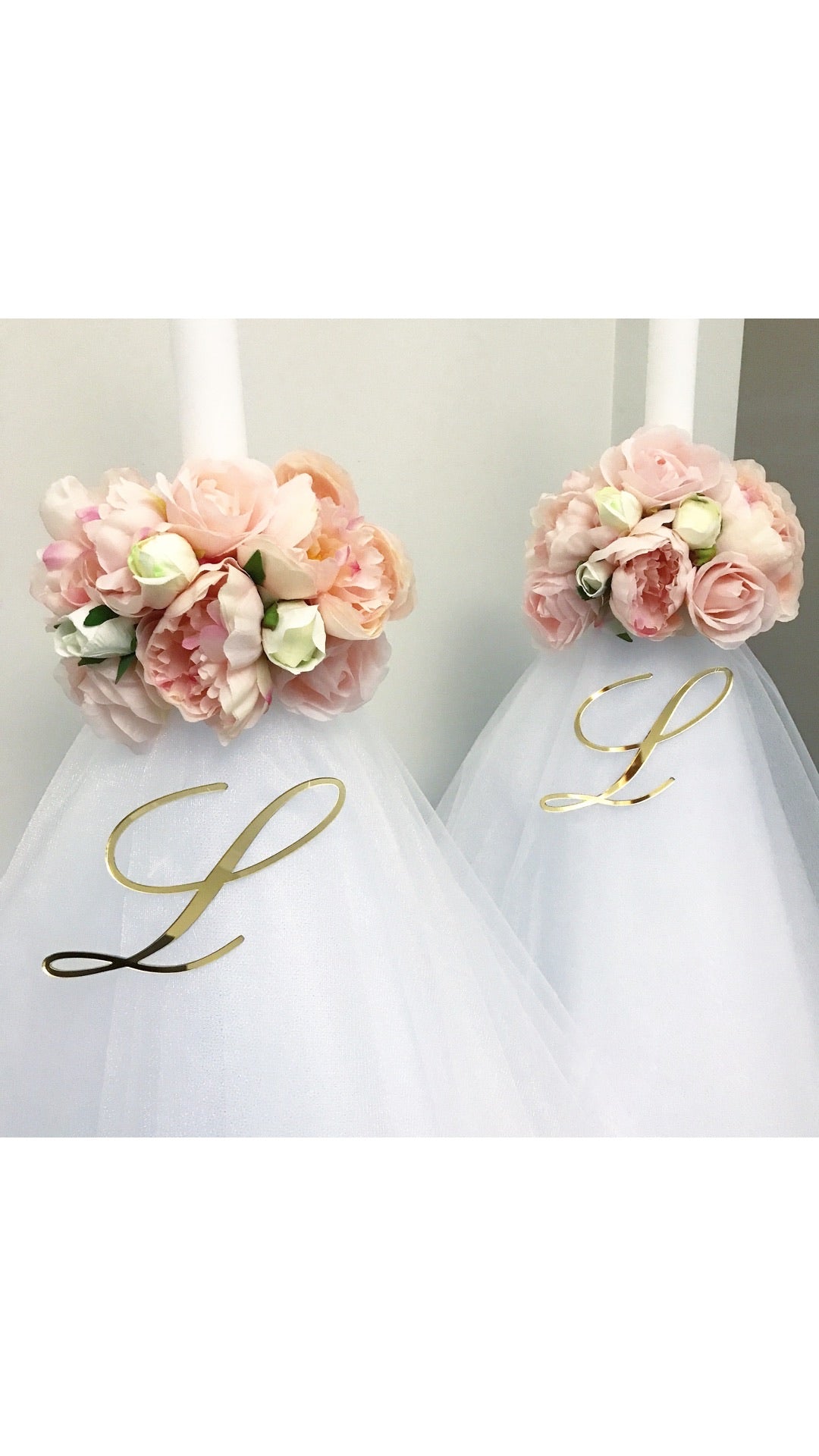 Our collection of exquisite Orthodox Christening/Wedding Pink Peony candles, are meticulously crafted to add a touch of beauty and spirituality to your religious ceremonies.