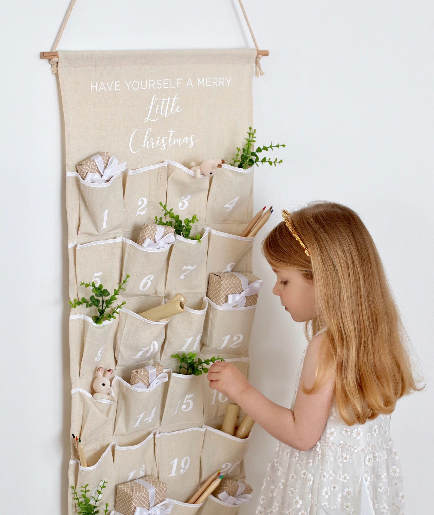 These personalised advent calendars are perfect as a keepsake to fill and count down until the big man arrives. Fill with gifts, candy and any other items your child loves.