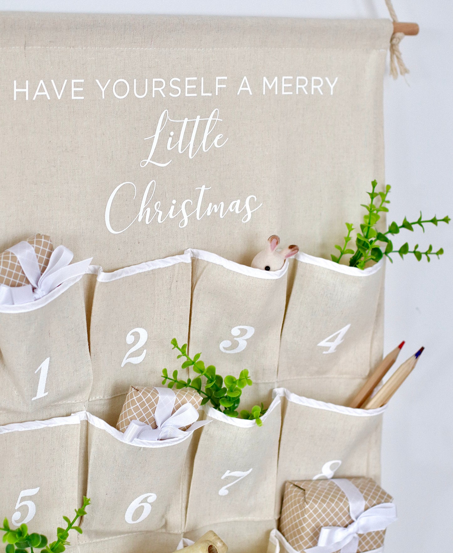 These personalised advent calendars are perfect as a keepsake to fill and count down until the big man arrives. Fill with gifts, candy and any other items your child loves.