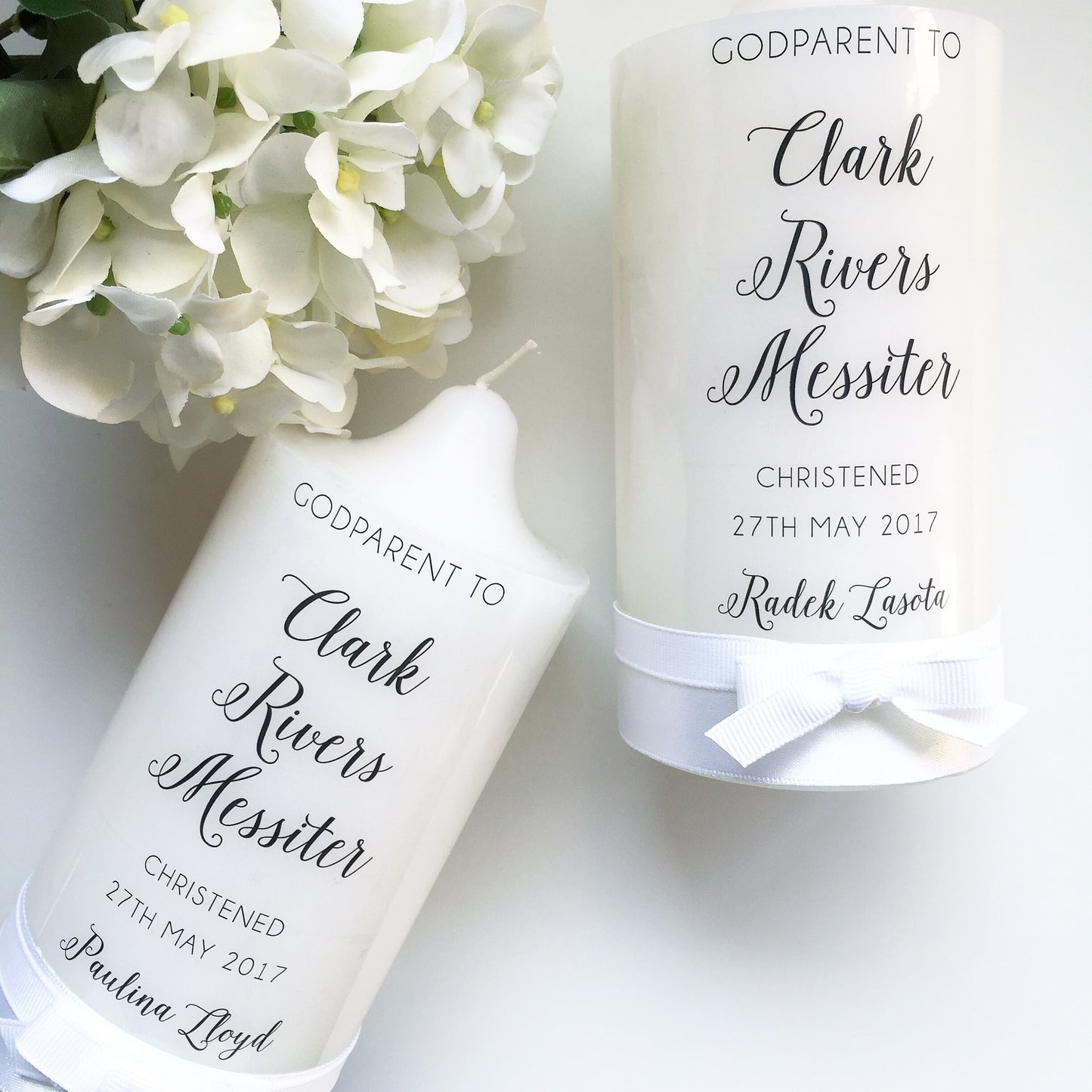 Godparent Baptism Candle is perfect for gifting to a godparent. This baptism candle can be a thoughtful and meaningful gesture to show appreciation and acknowledge the godparent's role in a child's life and spiritual upbringing.