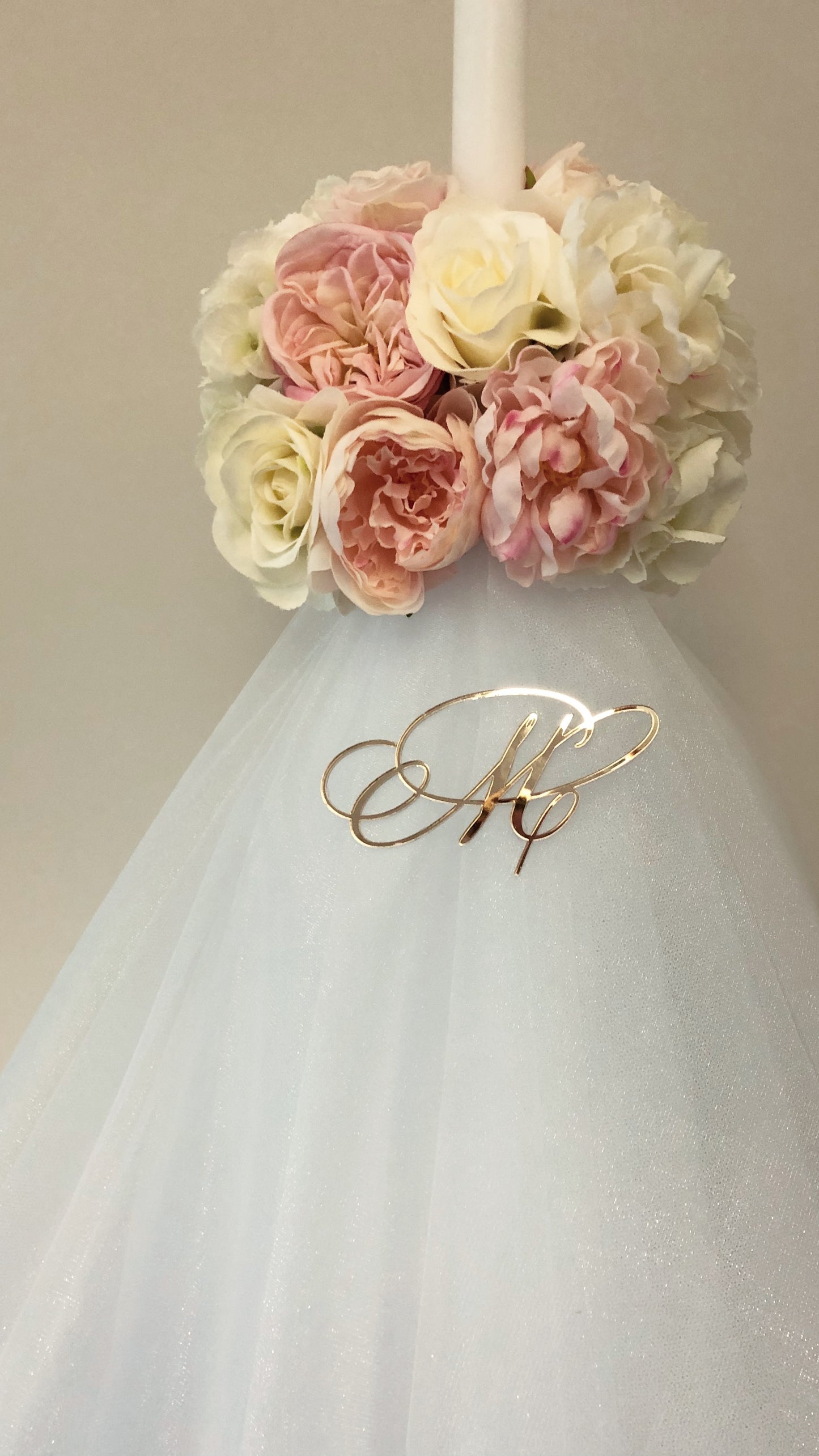 Our Orthodox Christening/Wedding Floral Ball Candle candles are meticulously crafted to add a touch of beauty and spirituality to your religious ceremonies.