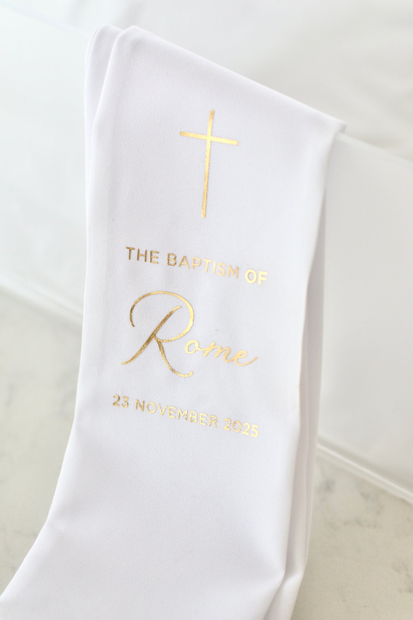 Printed Baptism Stole