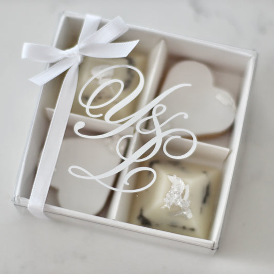 Boxed Favour Cookies & Chocolate with Personalised Lid