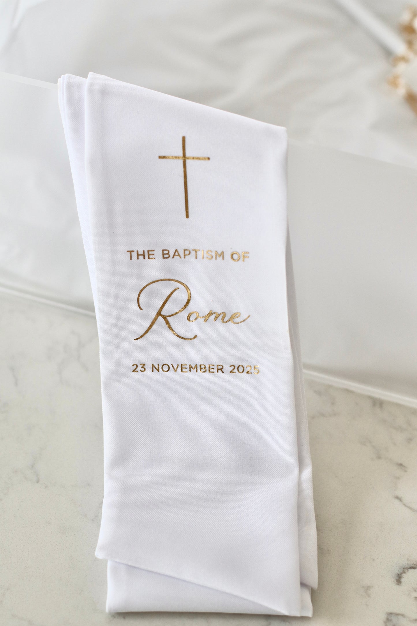 Printed Baptism Stole