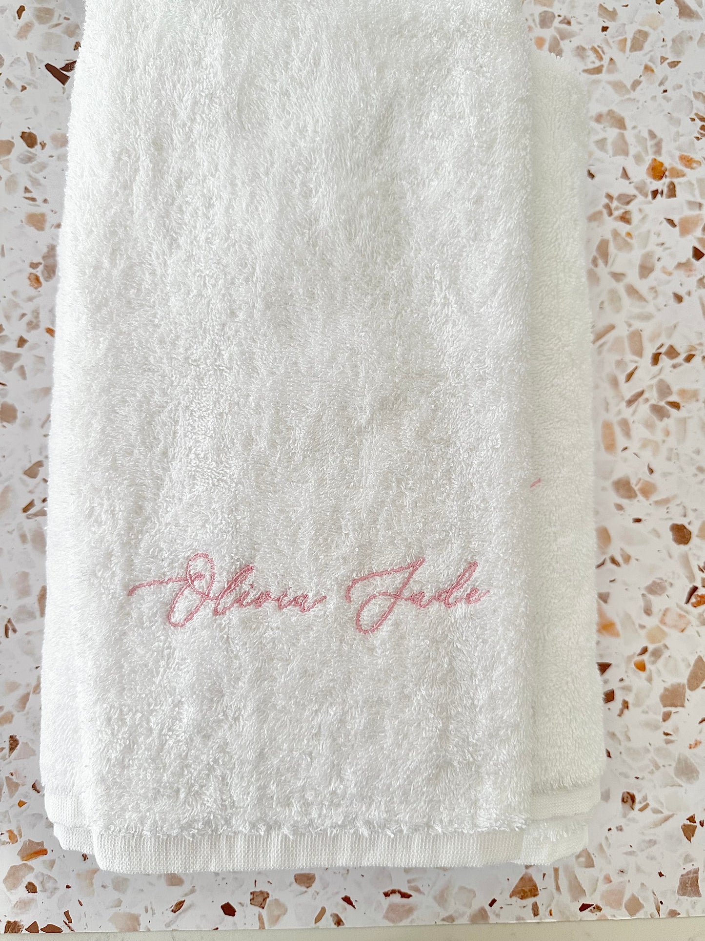 Towel Set - Olivia Jade (baby pink)