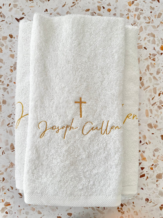 Towel Set - Joseph Cullen ( Metallic Gold)