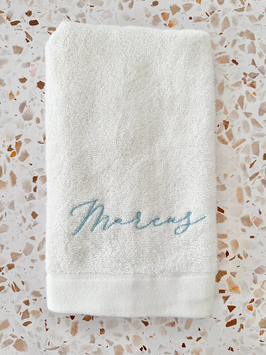 Hand Towel ONLY - Marcus (Baby Blue)