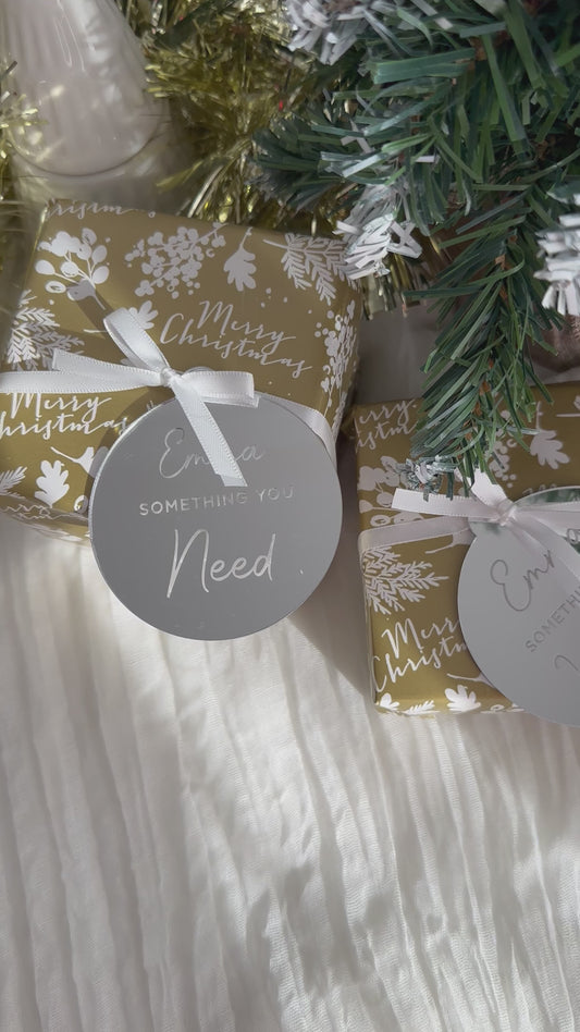 Personalised Christmas Present Tags - Set Of 6