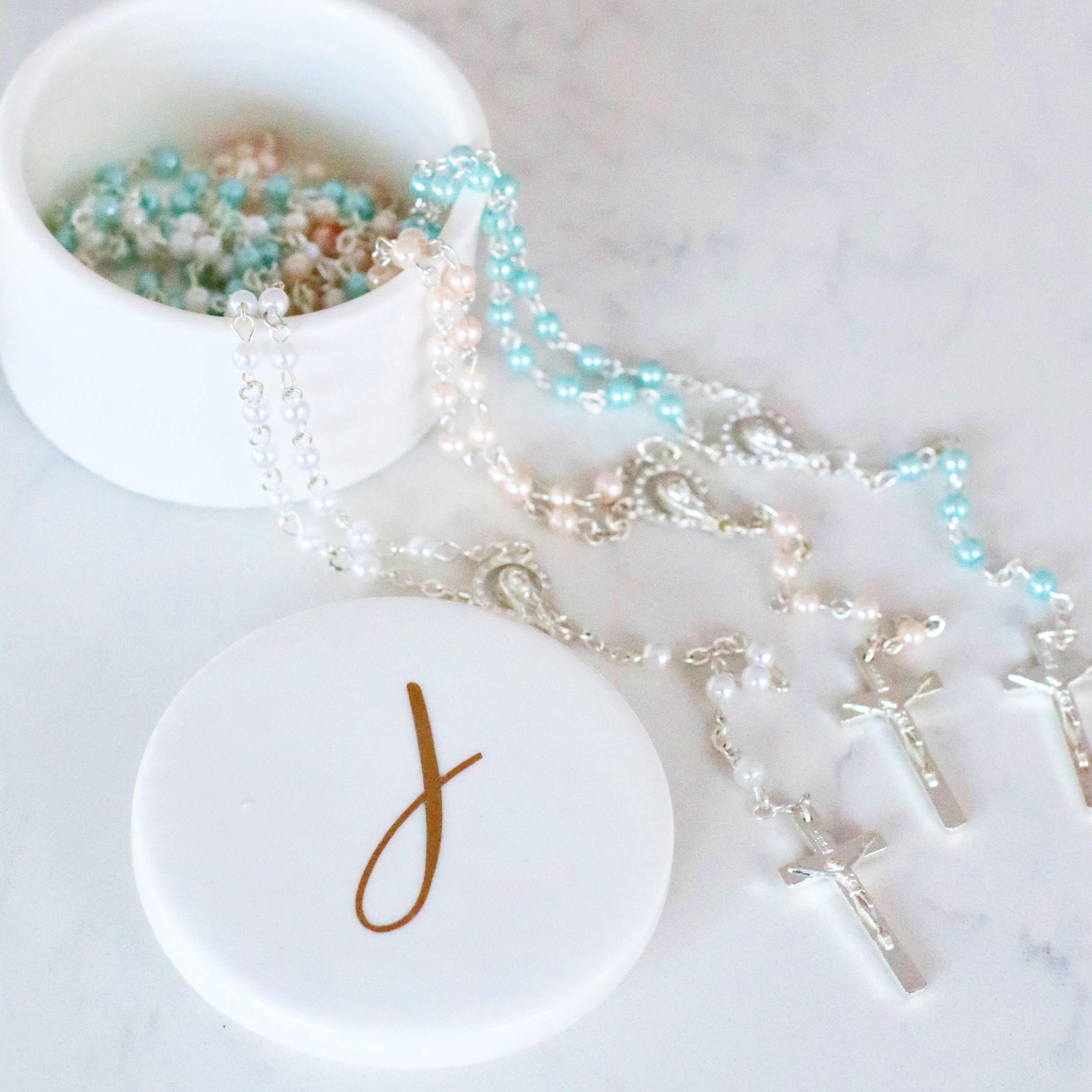 My Keepsake Cross Necklace – Little Girl's Pearls