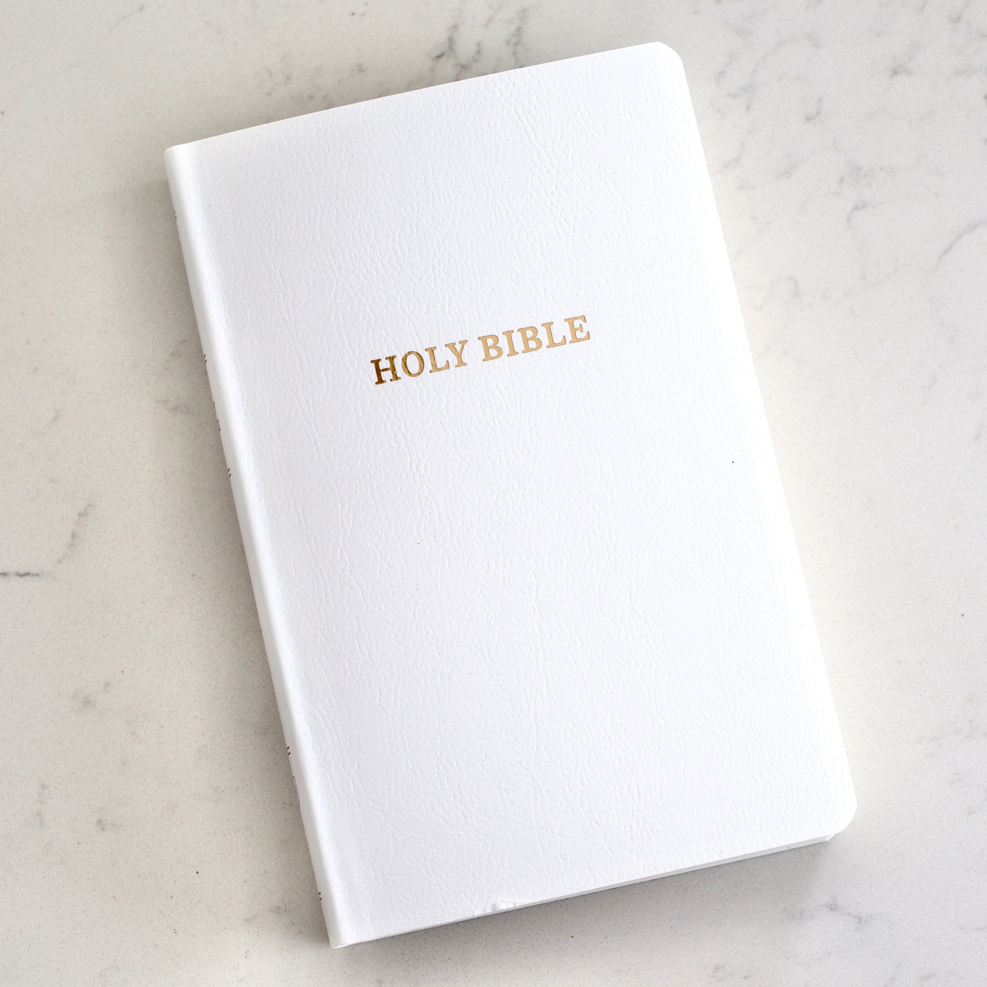 Orthodox Children's Bible (King James Version) with white cover - Personalise with your name