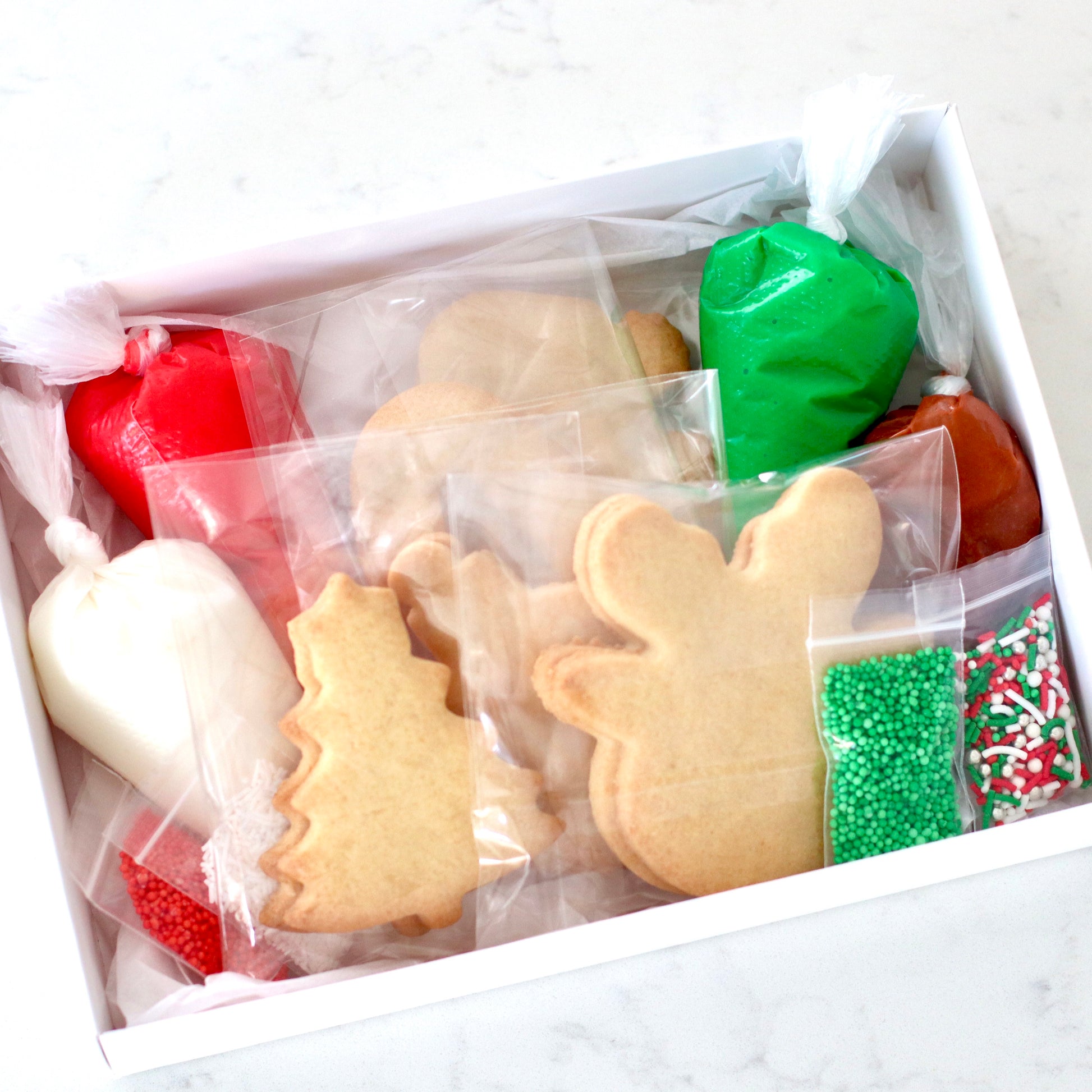 DIY Christmas cookie kit, includes everything you need to make your own gorgeous cookies.
