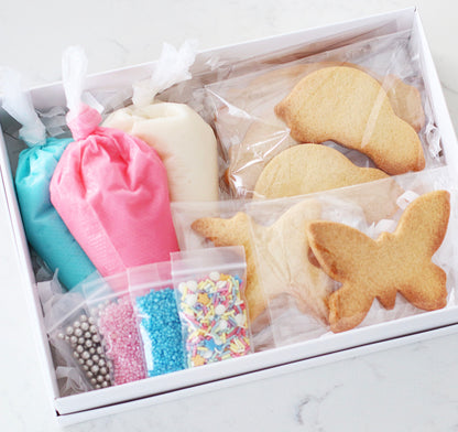 Our DIY cookie kit includes everything you need to make your own gorgeous cookies.