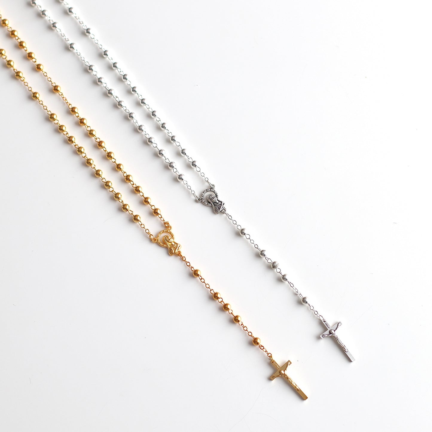 My First Rosary is perfect as a gift for a baptism or christening, or a communion gift. Or to add to one of our baptism packages, it comes in all gold or all silver.