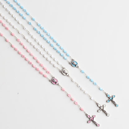 My First Communion Rosary is perfect as a gift for their first communion, you can order in a set with a communion icon or add to one of our bibles.