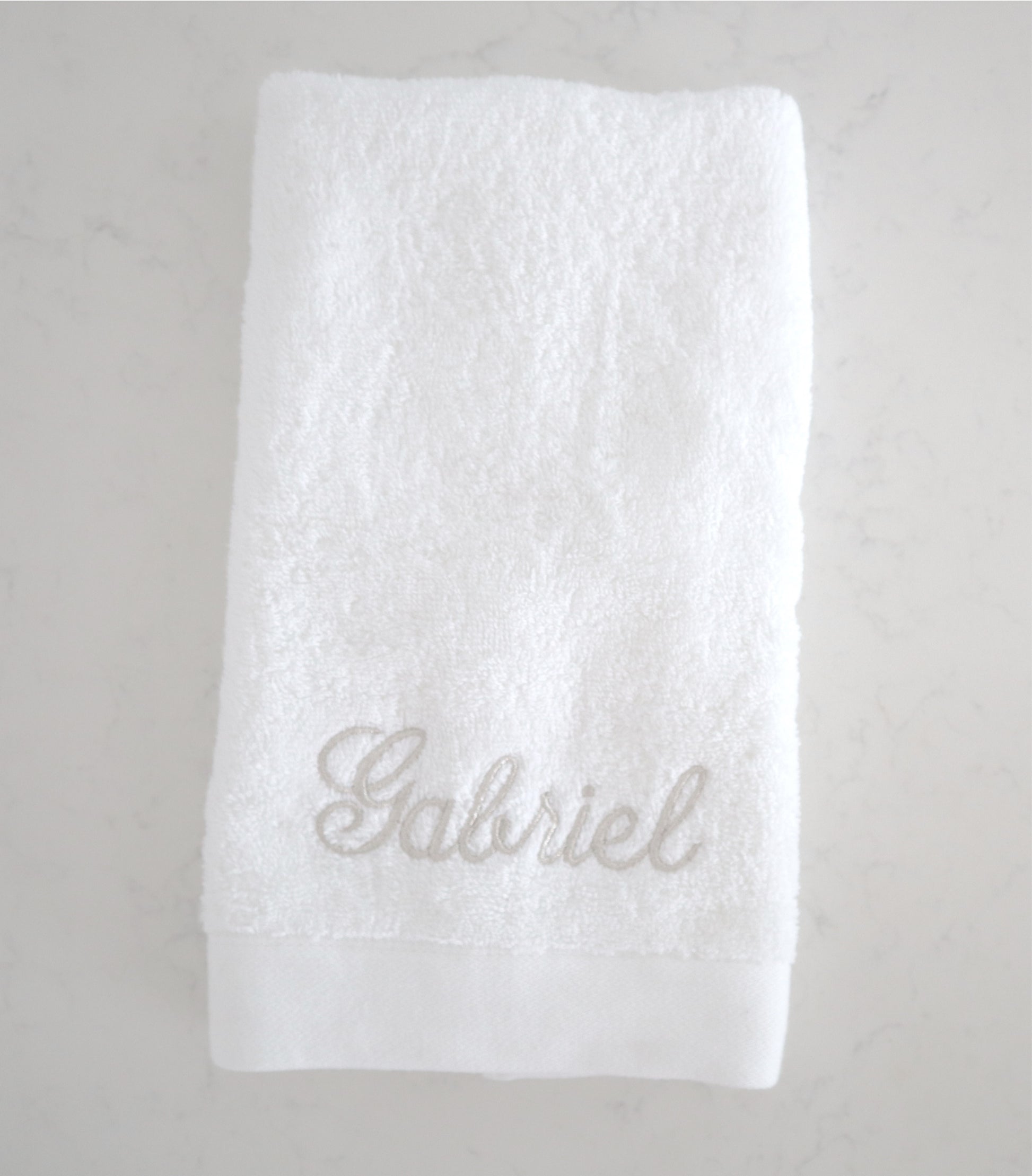 Embroidered Bath Towel in your choice of our fonts and colours