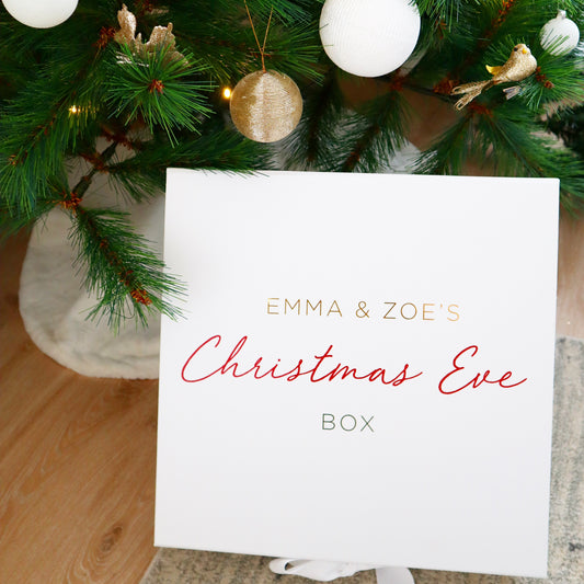 These personalised Christmas Eve boxes are perfect as a keepsake, and great to use every year to fill with some goodies for the night before Christmas. 