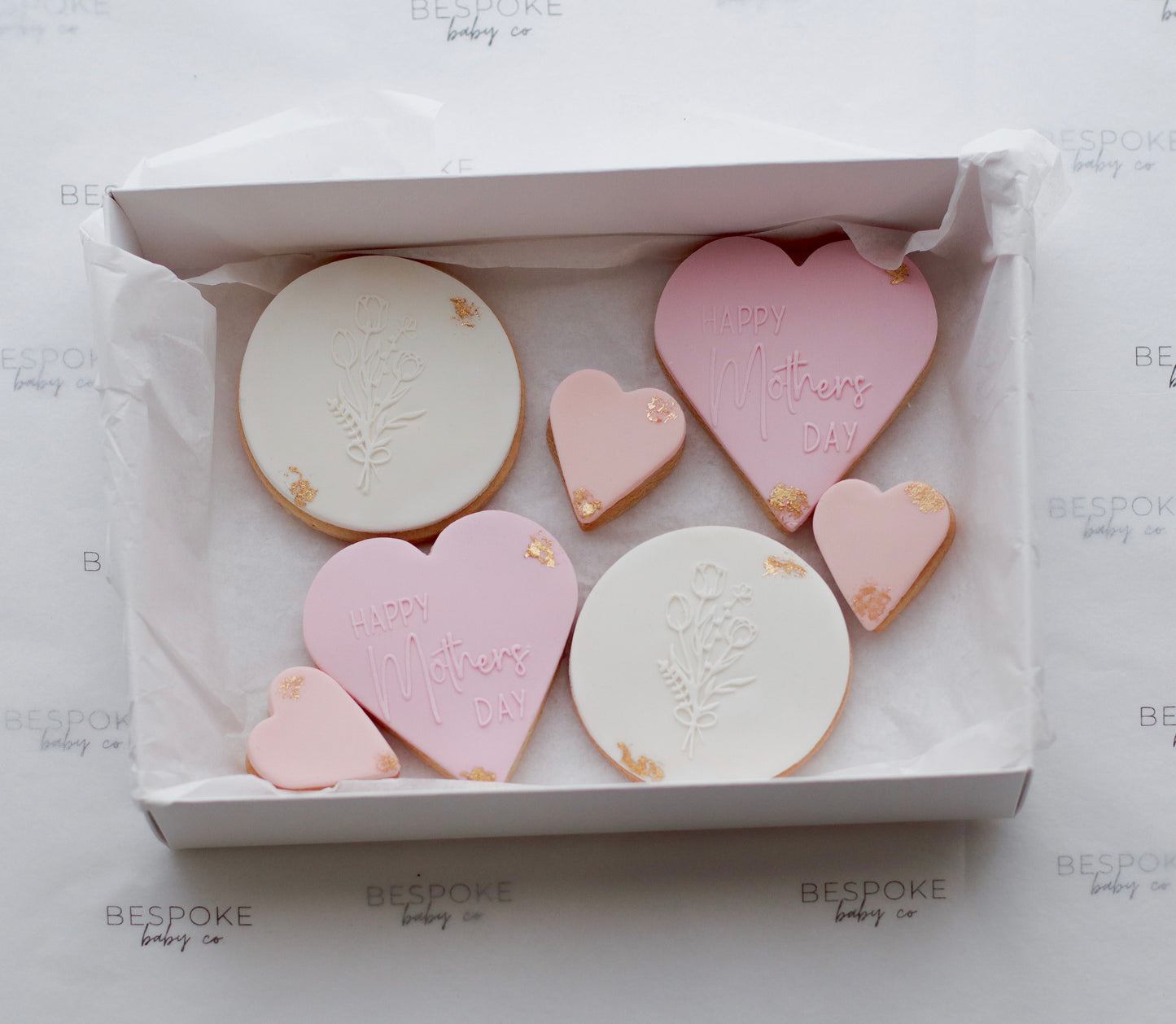 Small Mother's Day Cookie Gift Box - Personalised Gift boxes, filled with cookies for that special lady in your life.