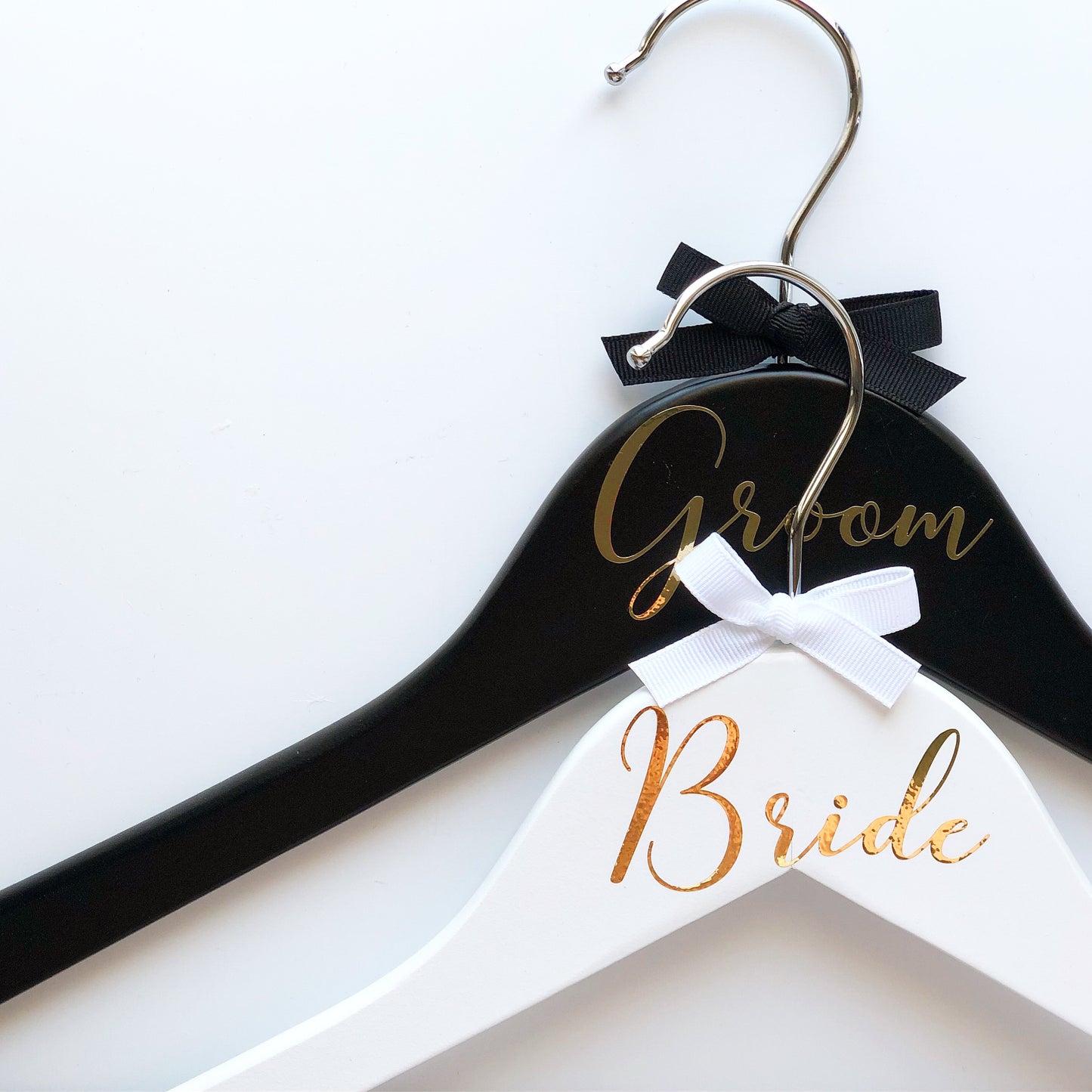 Adult's Personalised Hanger with ribbon by Bespoke Baby Co