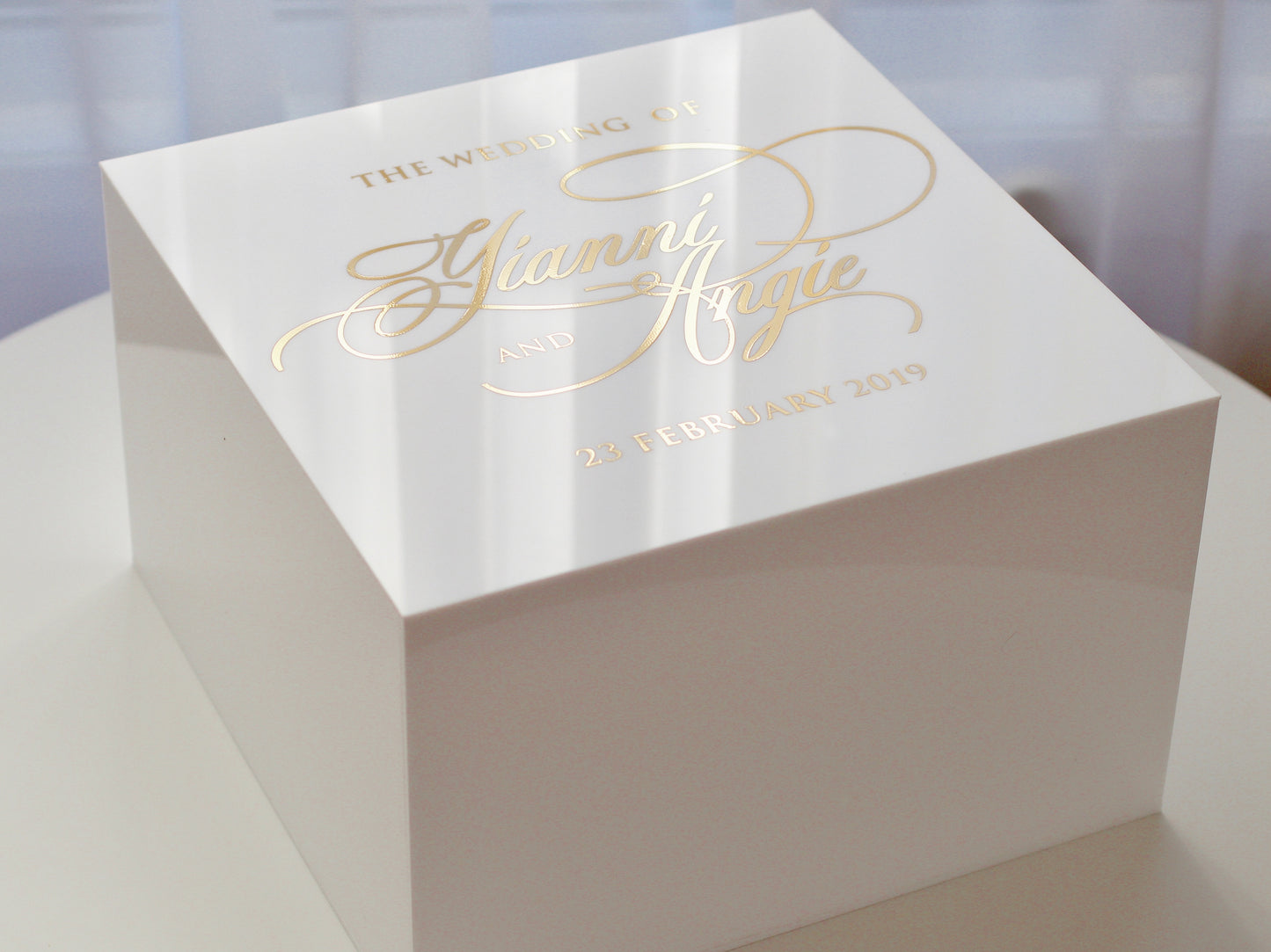 This Extra Large Acrylic Personalised Box with Acrylic Name will have the recipient wondering what’s inside, and delighting at the prospect of having a sturdy and reusable box with their name on it.