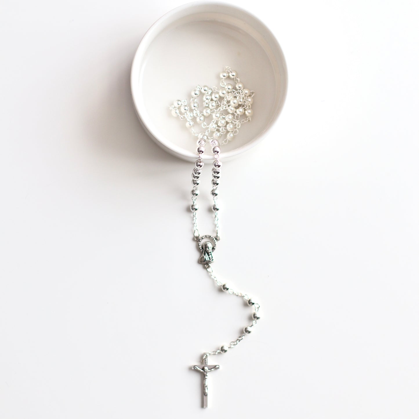 My First Rosary is perfect as a gift for a baptism or christening, or a communion gift. Or to add to one of our baptism packages, it comes in all gold or all silver.