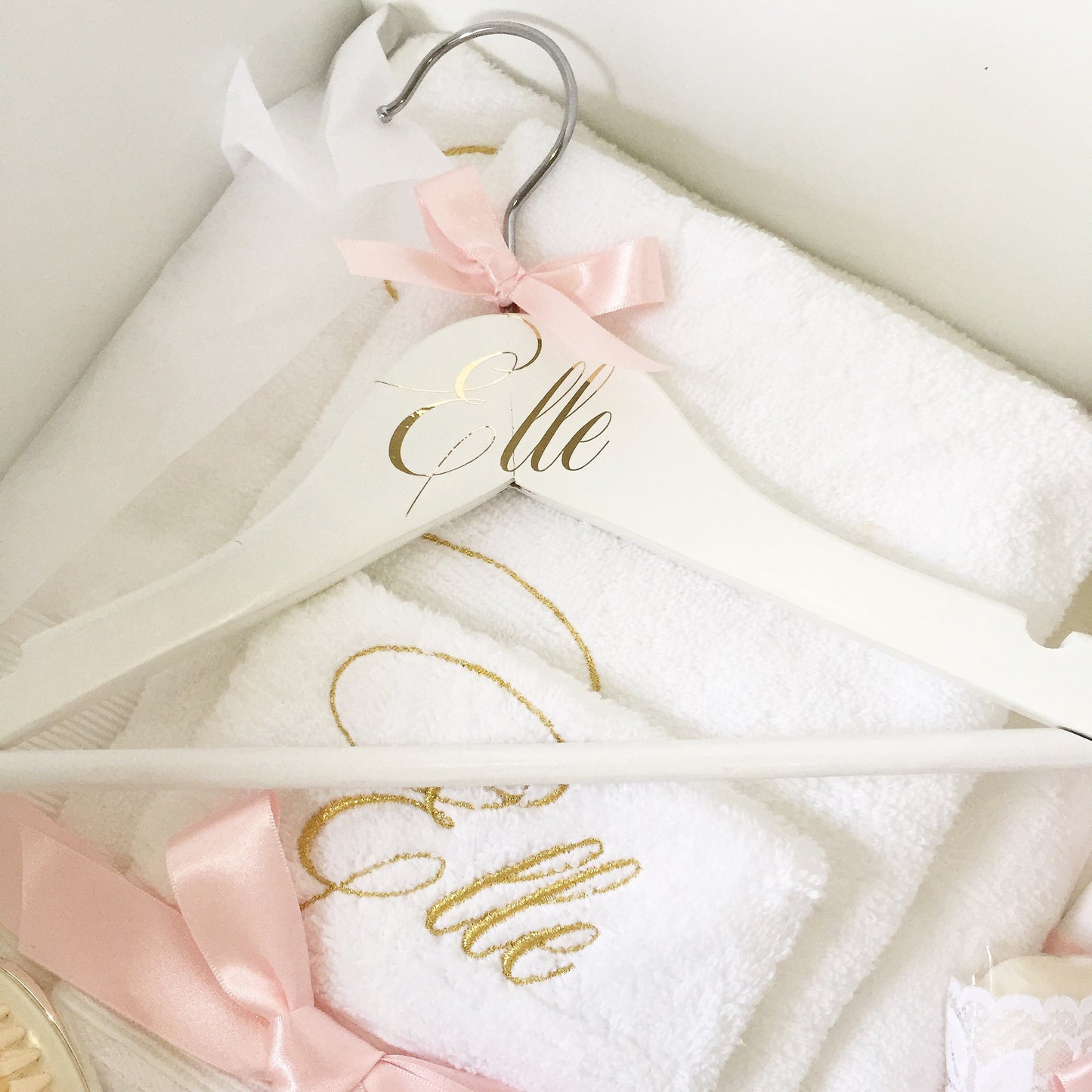 Children's Personalised Hanger with ribbon and name 
